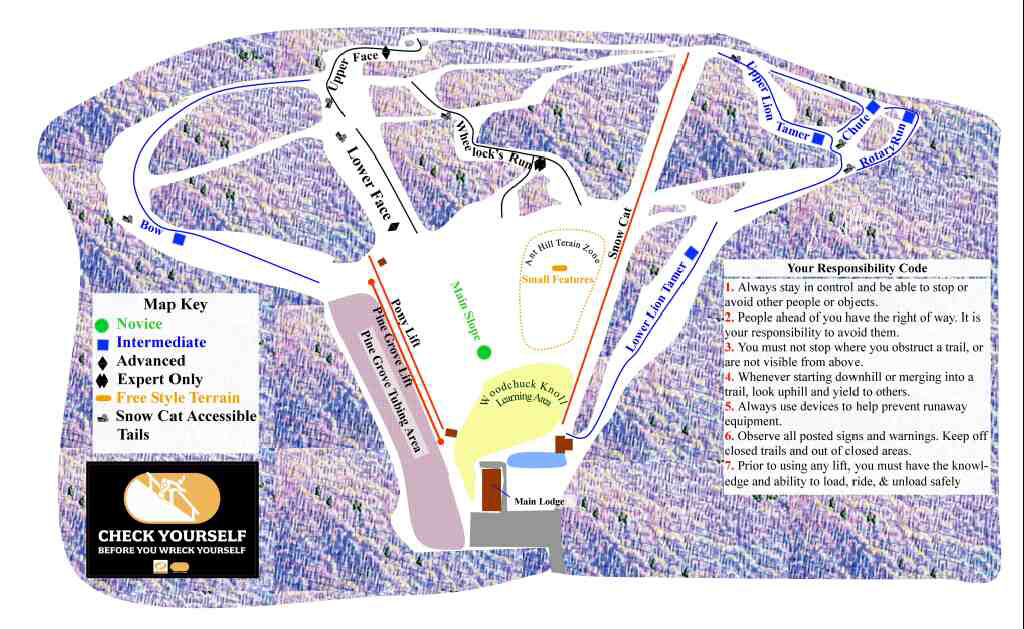 arrowhead-trail-map | Ski New England